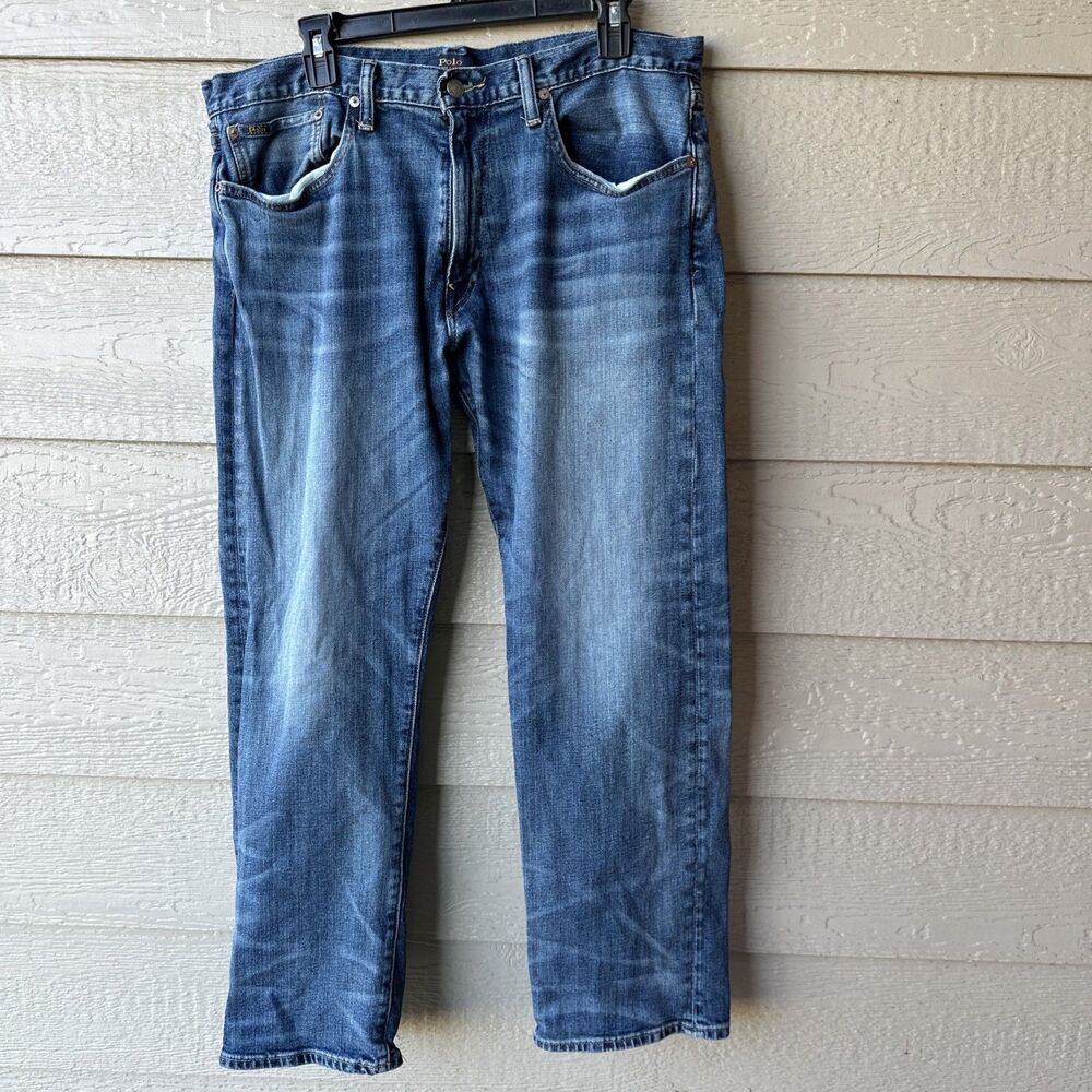Polo Ralph Lauren Classic Fit Men's Blue Jeans 36x30 Preppy Denim Quiet Luxury